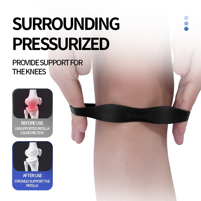 2 Knee Brace Sleeve Compression Support Sport Gym Joint Pain Arthritis Relief