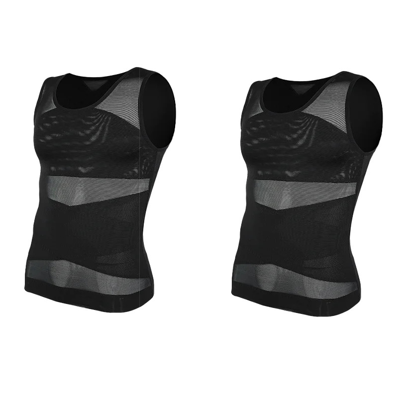 Compression Shapewear Tank Top Men Body Slimming Undershirt Vest 1 Pc