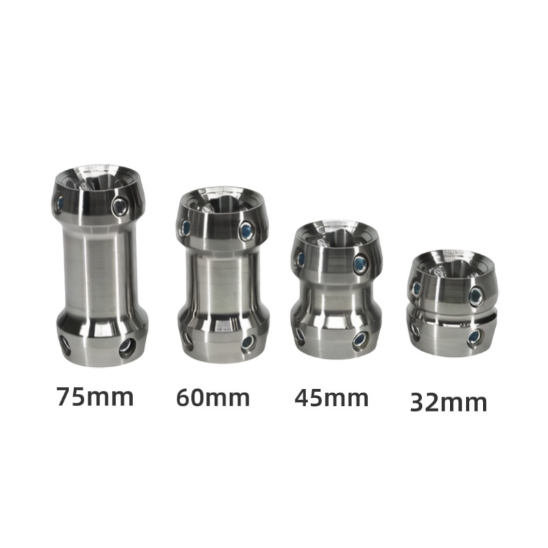 Prosthetic Two-Way Connector 32 45 60 75mm Ti SS Al Alloy Joint