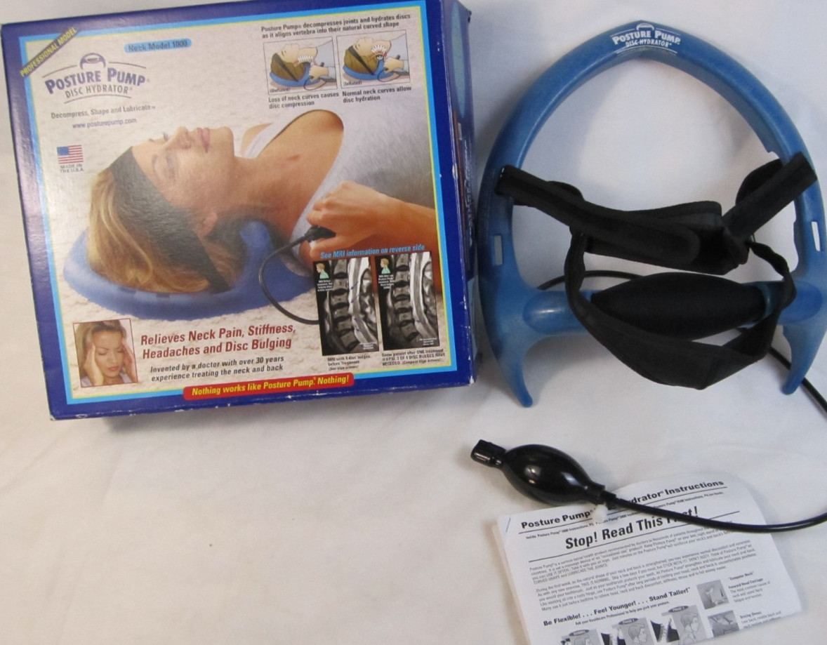 Posture Pump Neck Exerciser – Disc Hydrator – Model 1000