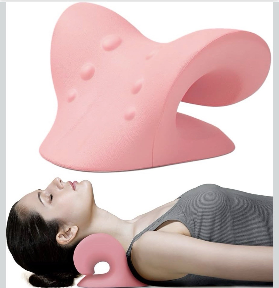 Neck Stretcher for Pain Relief, Neck and Shoulder Relaxer Cervical Traction