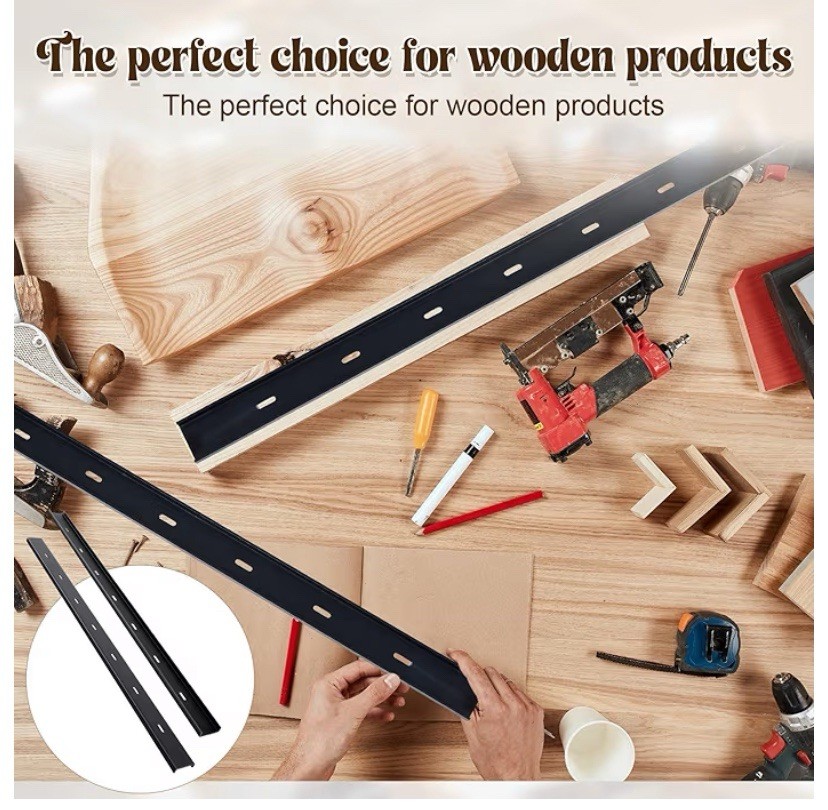 Blulu 2 Pcs 36″ L X 2″ W C Channel Steel Support Metal Support Bracing Hidden C