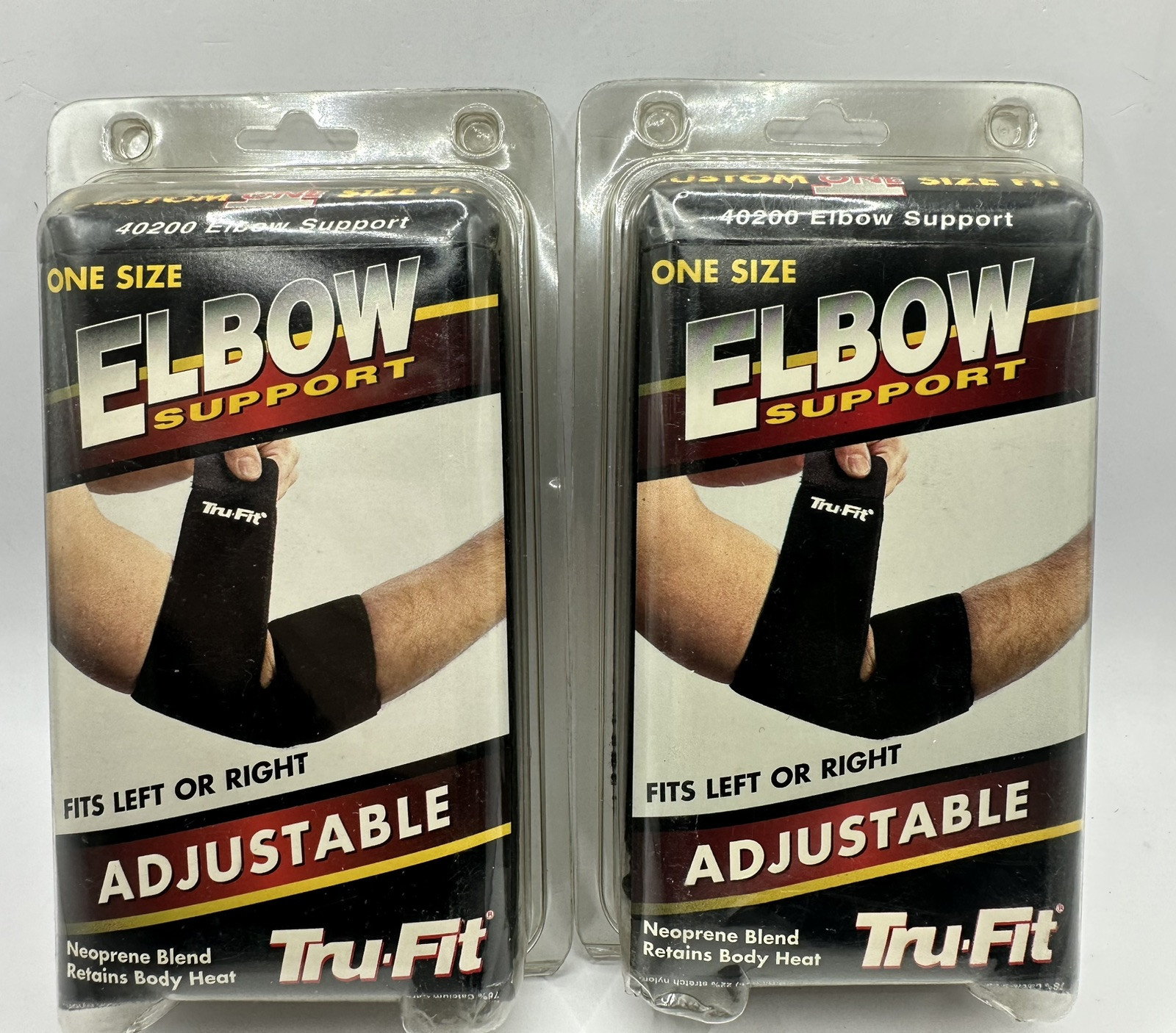 Lot Of 2 ~ Tru-Fit Elbow Support 40200 One Size New