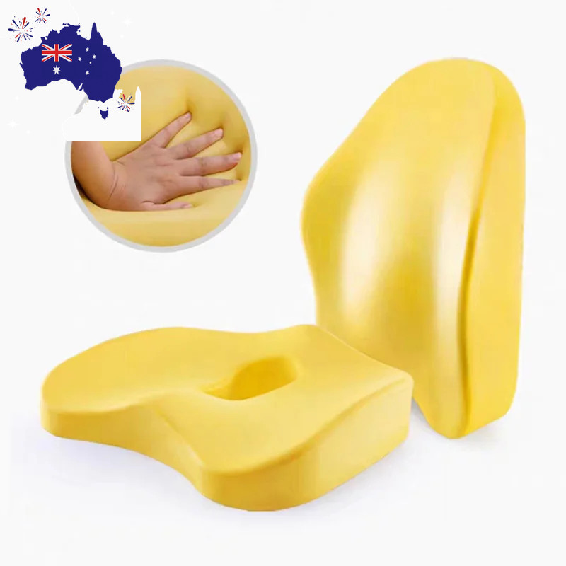 Memory Foam Seat Cushion Orthopedic Pillow Coccyx Office Chair Cushion Support W