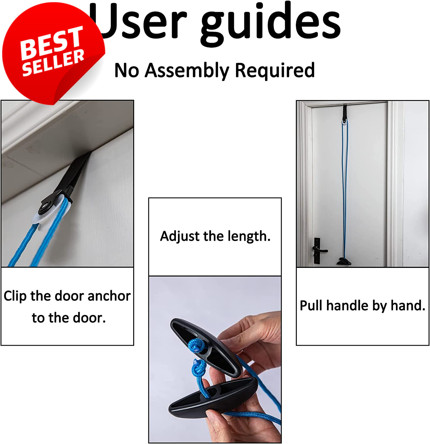 Over Door Shoulder Pulley System for Physical Therapy & Surgery Recovery – US