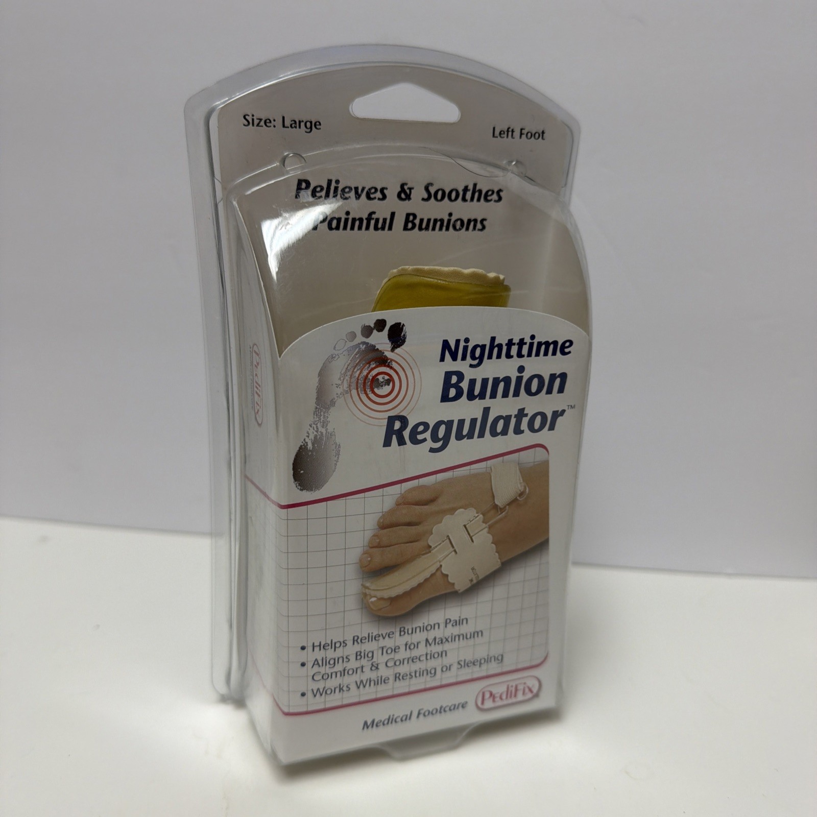 Pedifix Nighttime Bunion Regulator Large Left Foot – READ