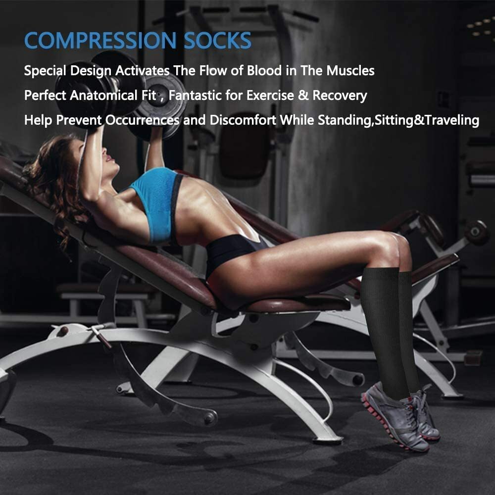 Men Compression Socks Blood Circulation Pressure Stockings for Nursing S/M-L/XXL