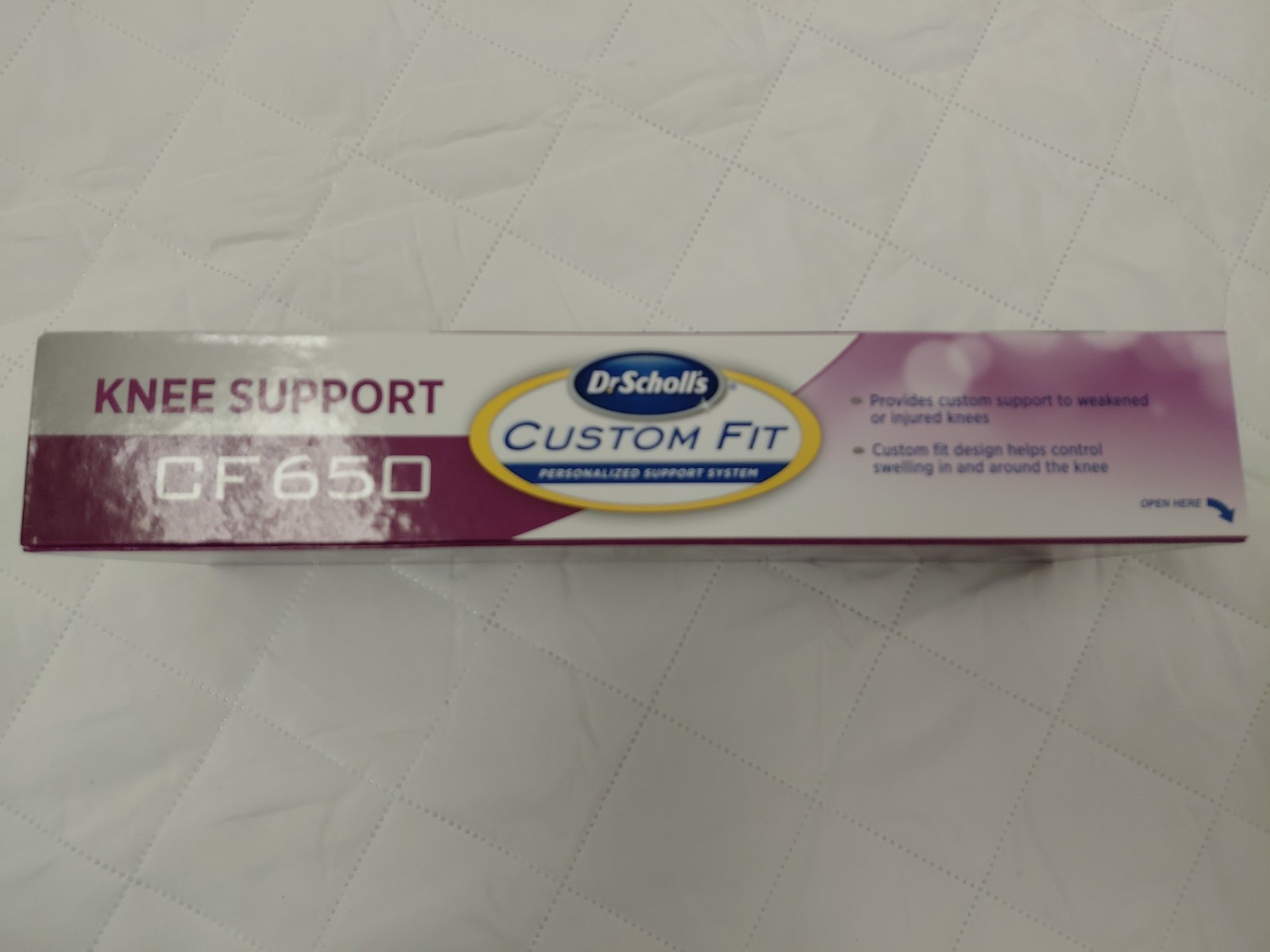 New Dr Scholls Custom Fit Knee Support CF 650
