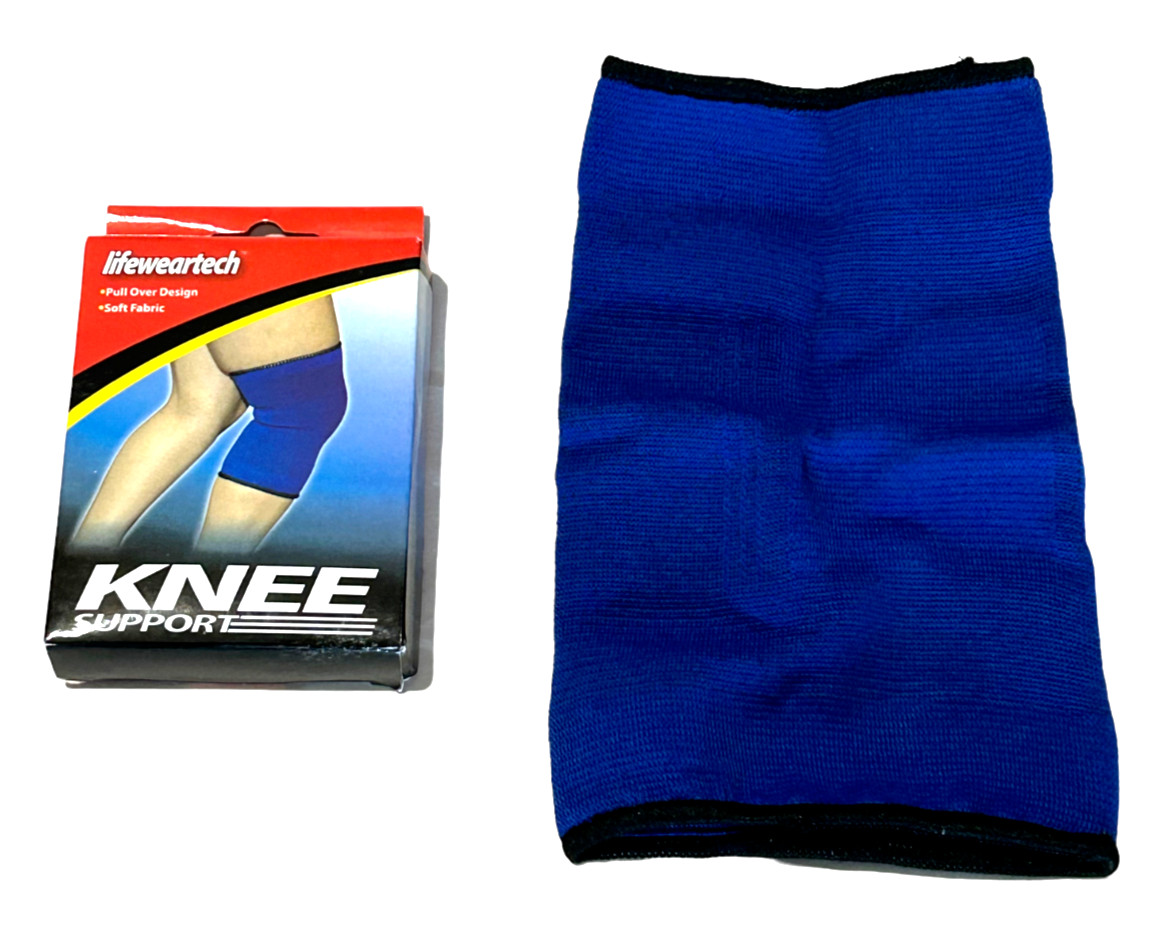 Unisex Knee Support Brace – Pull Over Sleeve – Nylon – Navy Blue