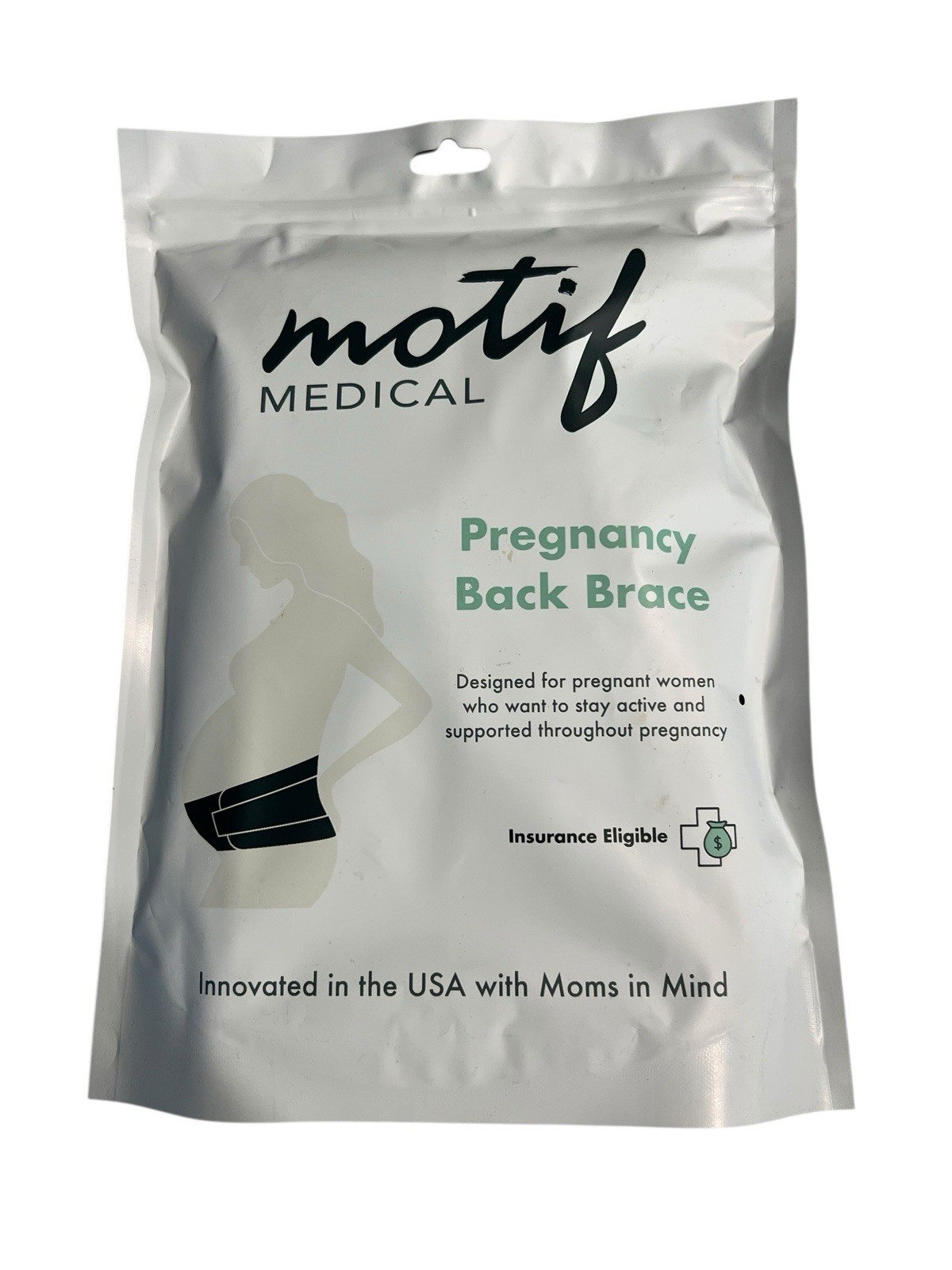 Motif Medical Postpartum Recovery Support Garment Sz M White AAA0016-03 New