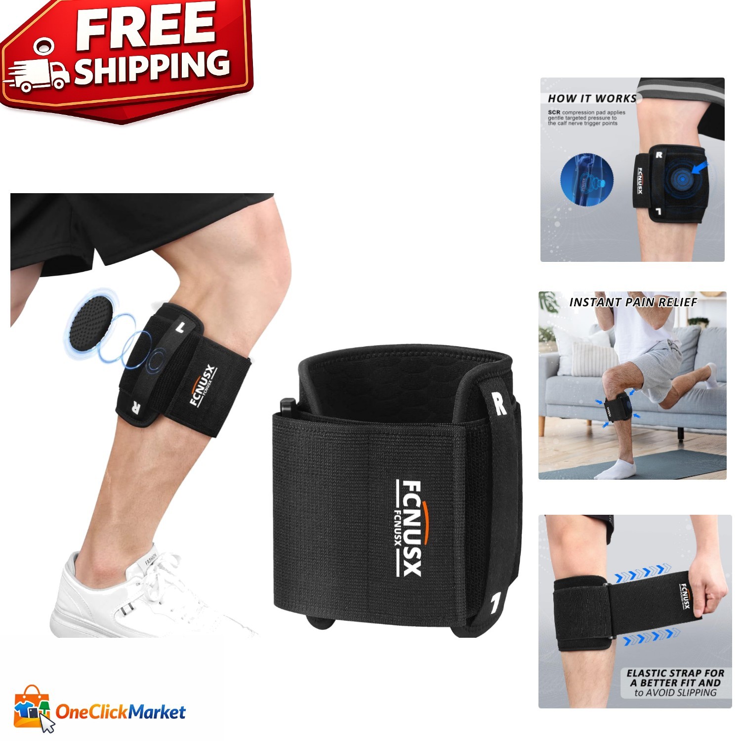 Adjustable Sciatica Pain Relief Brace – Medical Grade Comfort for Active Adults
