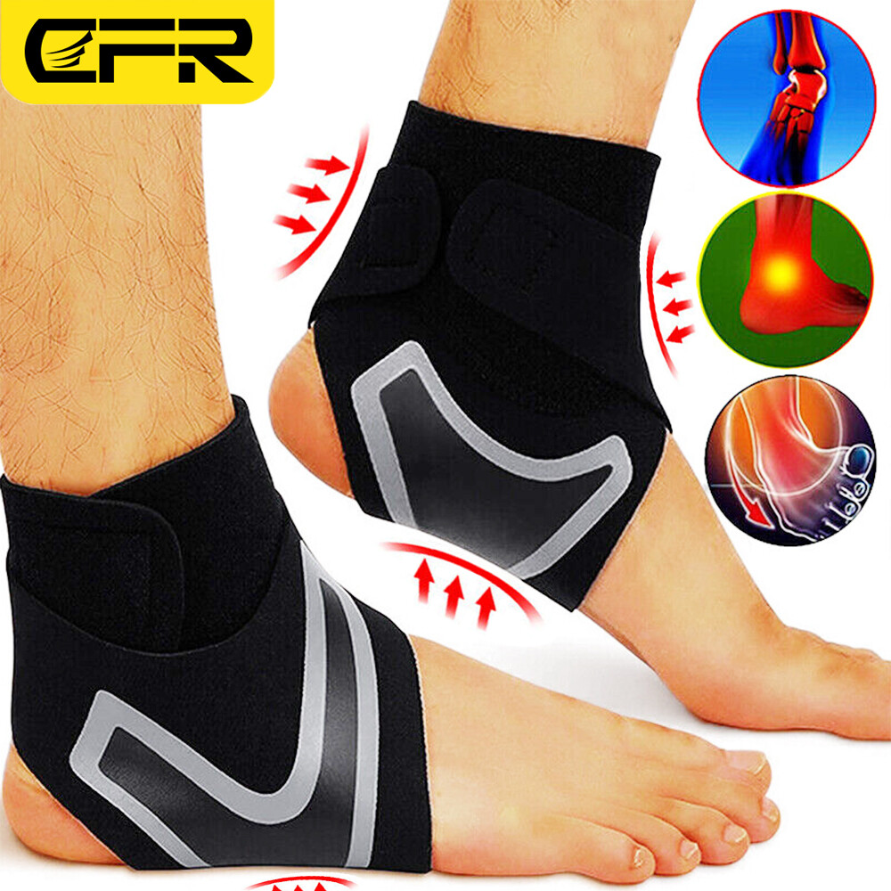 Left&Right Ankle Brace Support Compression Sleeve Pain Relief Plantar Fasciitis