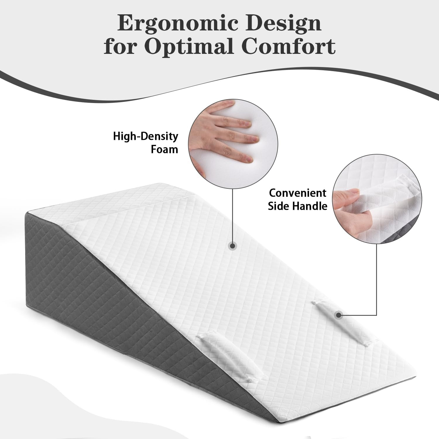 Leg Elevation Pillow for after Surgery – Knee Surgery Recovery Leg Support Pillo