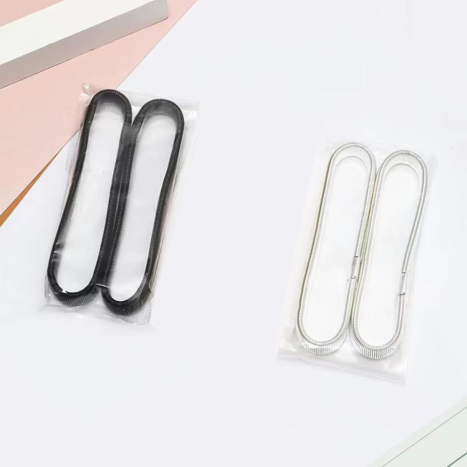 2 Pairs Sleeve Garters for Women Men Adjustable Elastic Arm Bands for Shirts Lon