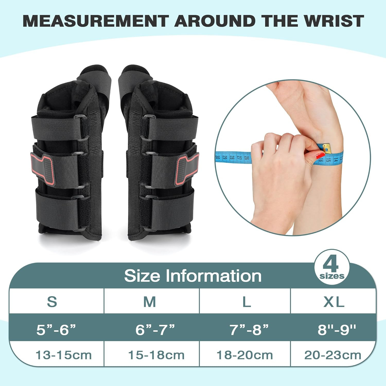 Wrist and Thumb Splint for De Quervain’s, Tendonitis, and Arthritis Left, Medium