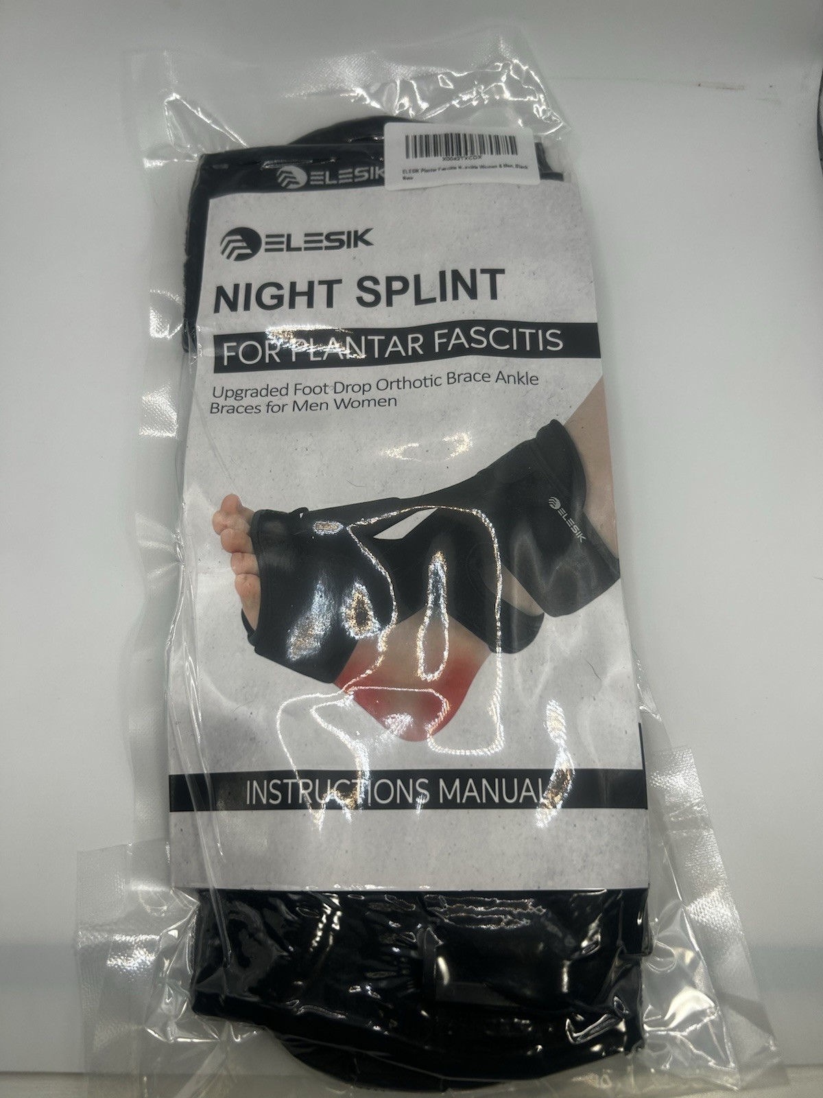 ELESIK Plantar Fasciitis Night Splint Brace Support Adjustable Men Women New
