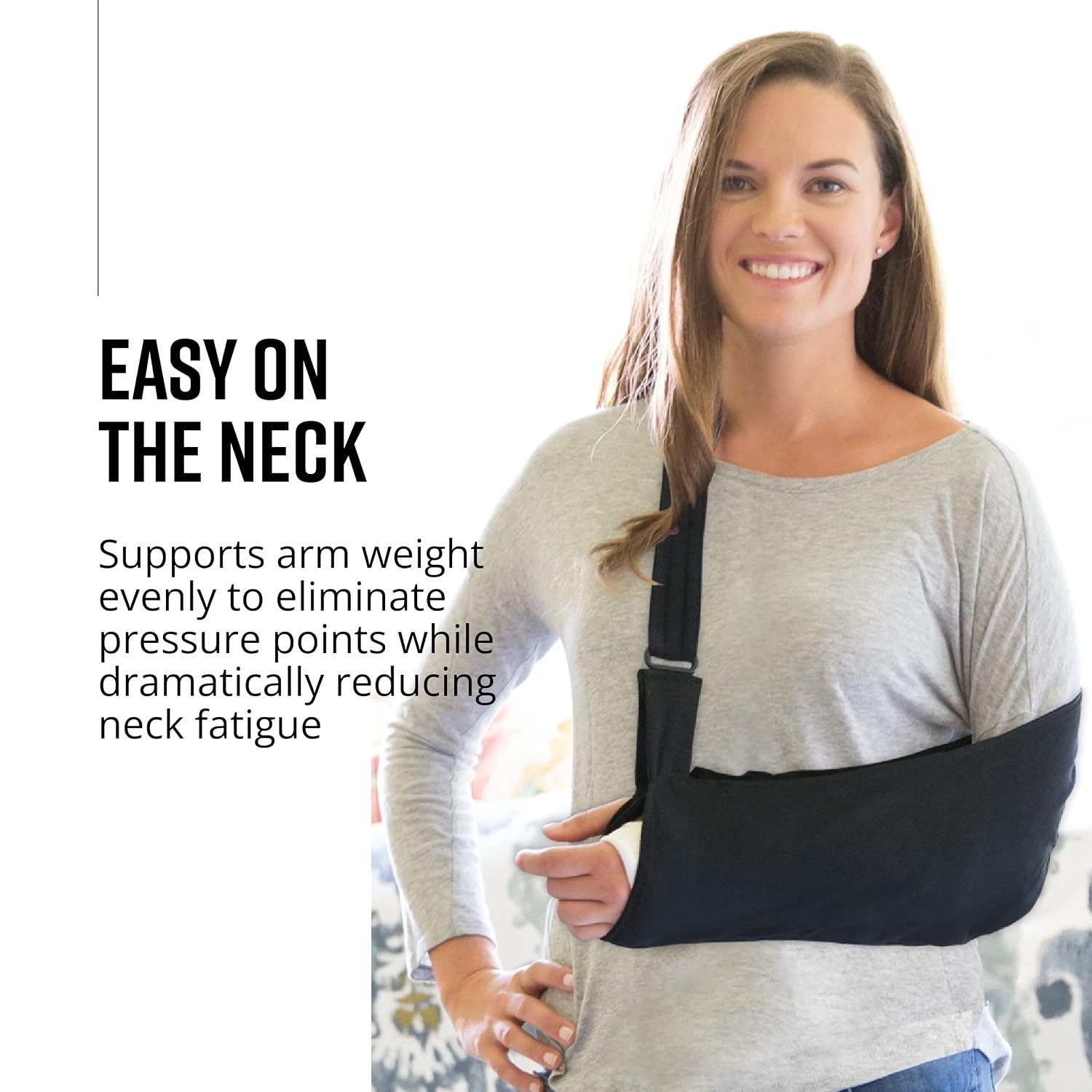 Brownmed Adjustable Arm Sling – Pain Relief for Shoulder & Elbow – Child Size
