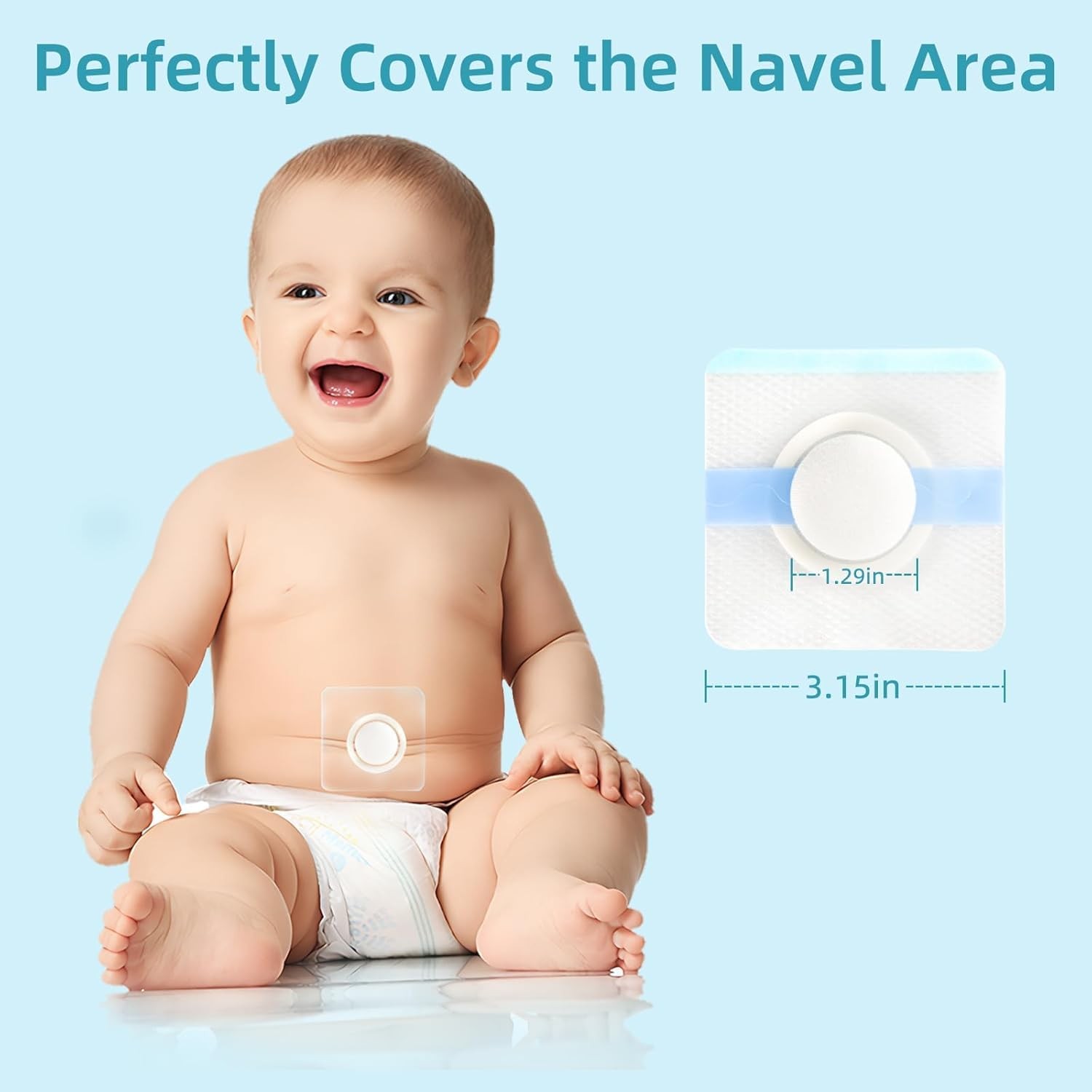 Baby Belly Button Patches, Infant Umbilical Hernia Belt Band Shaper, 10 Pcs |…