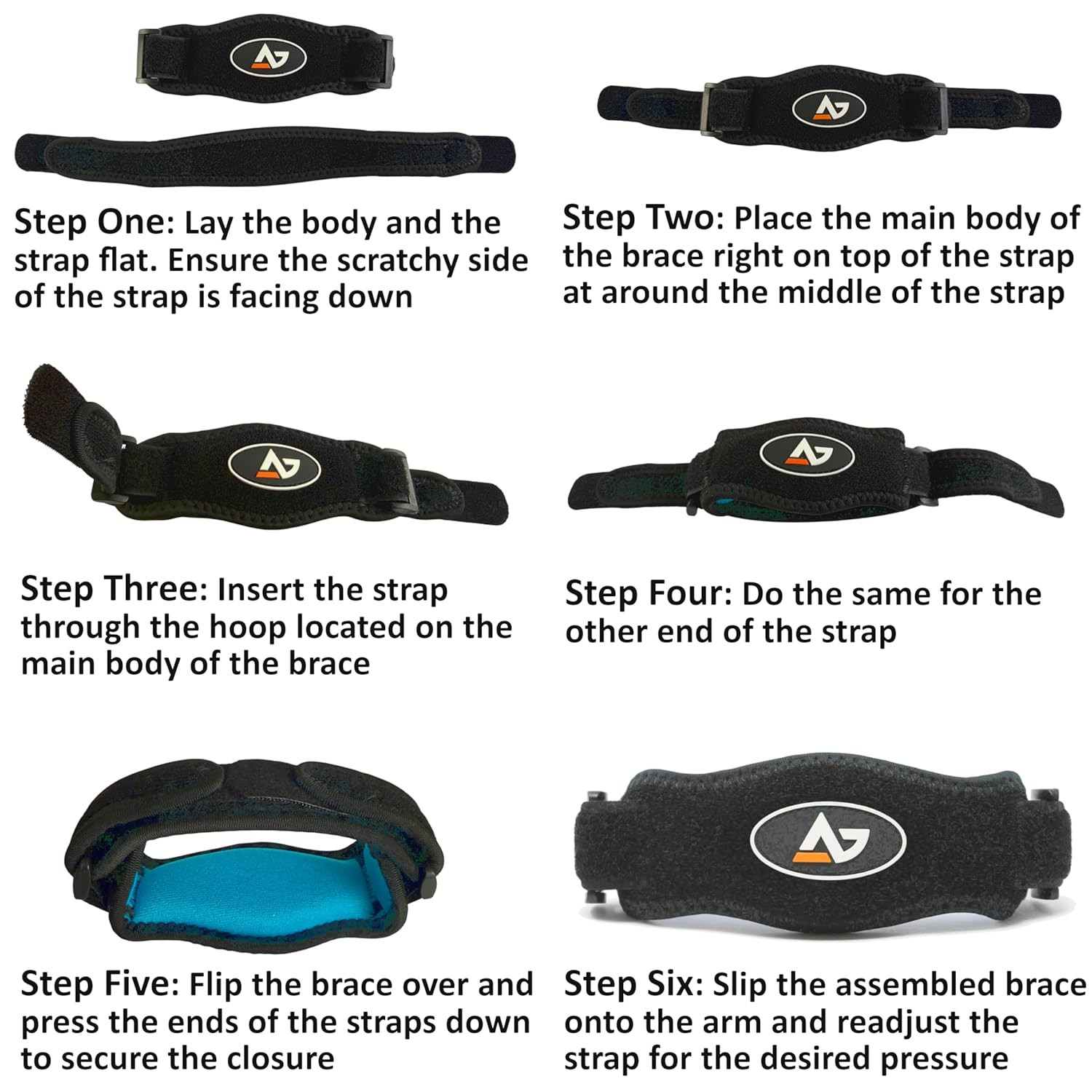 Tennis Elbow Brace Support Strap for Men Women Tendonitis Golfers Elbow Relief +