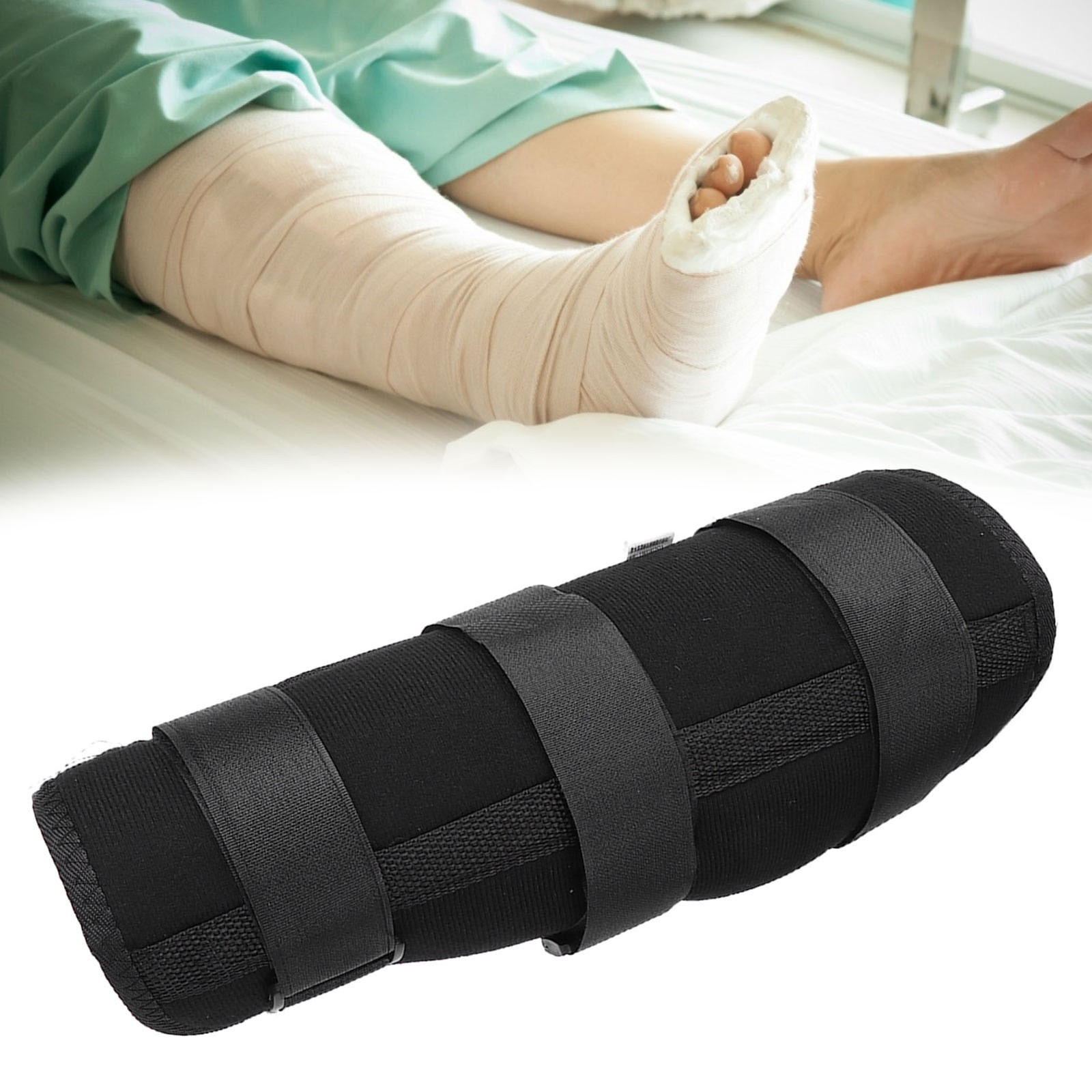 Shank Calf Fixed Stabilizer Splint Shank and Fibula Protector Tibia Strap L WT