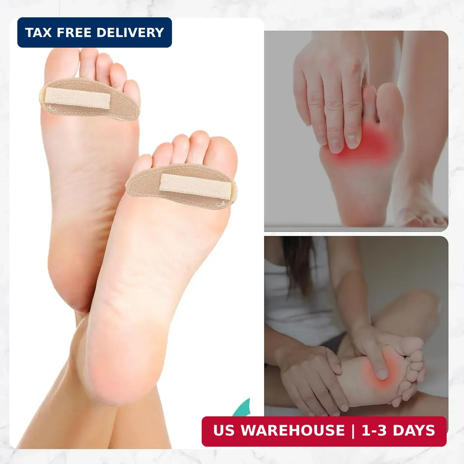 8 Pcs Hammer Toe Crest Cushion Soft Straightener Buttress Pads Splint Re