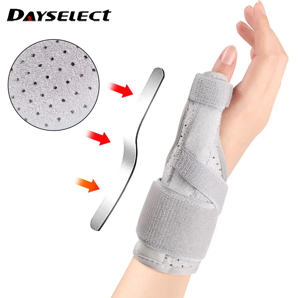 1Pcs Tendonitis Support Wrist Brace Wrap around Compression Aluminum Plate Suppo