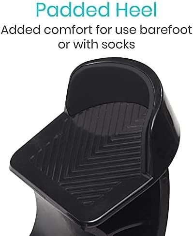 Vive Adjustable Calf Stretcher – Foot Rocker for Plantar One Size, Black