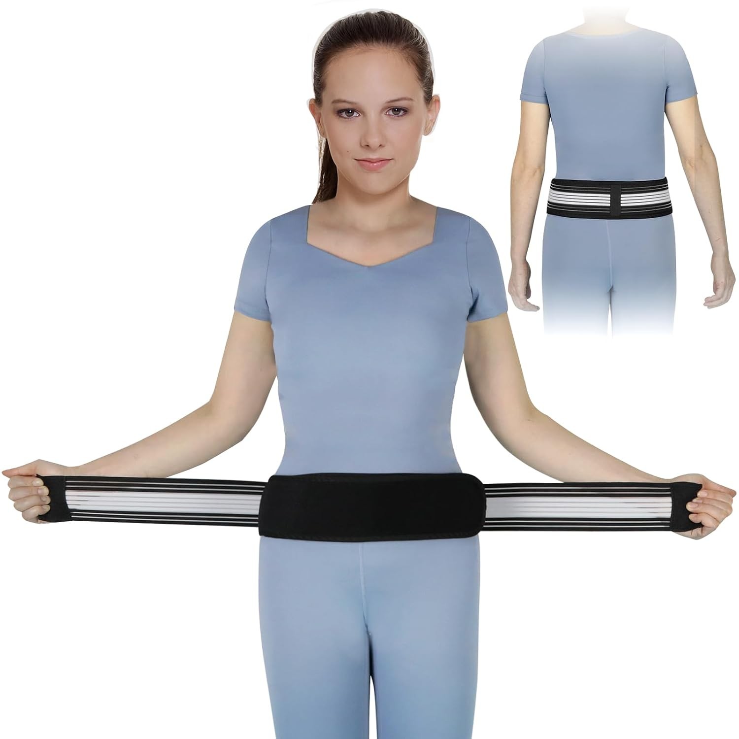 Waist Belt Sacroiliac Hip Belt, Lumbar Support Sciatica Pain Relief, Sacroiliac