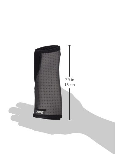 ACE Brand Adjustable Reversible Splint Wrist Brace Comfortable Support Black
