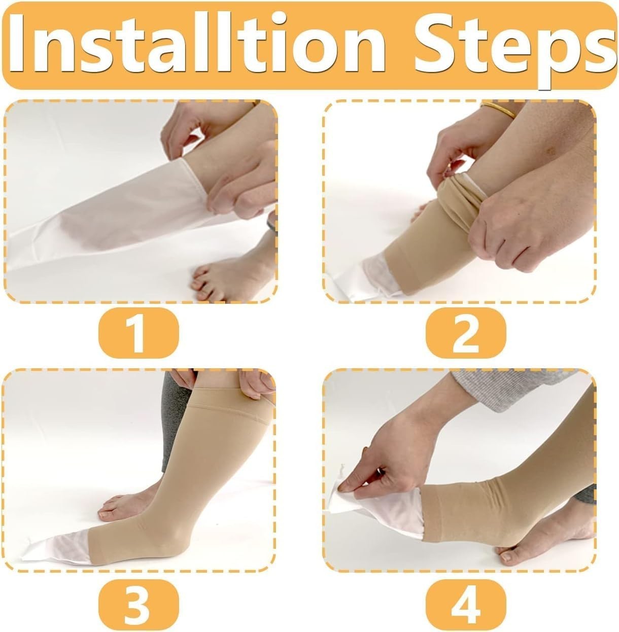 Open Toe Compression Sock Aid – Easy Slip-On Applicator for Ultimate Comfort