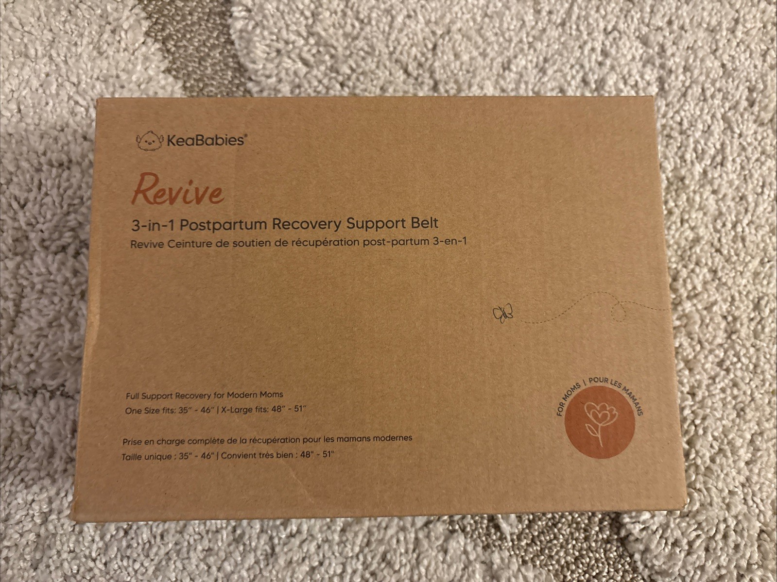 Revive, 3-in-1 Postpartum Recovery Support Belt, Midnight Black,