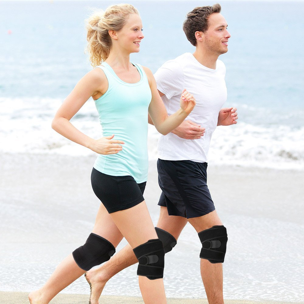 Exercise Braces Support Knees Compression Stabilizer Running Hiking Pain Relief