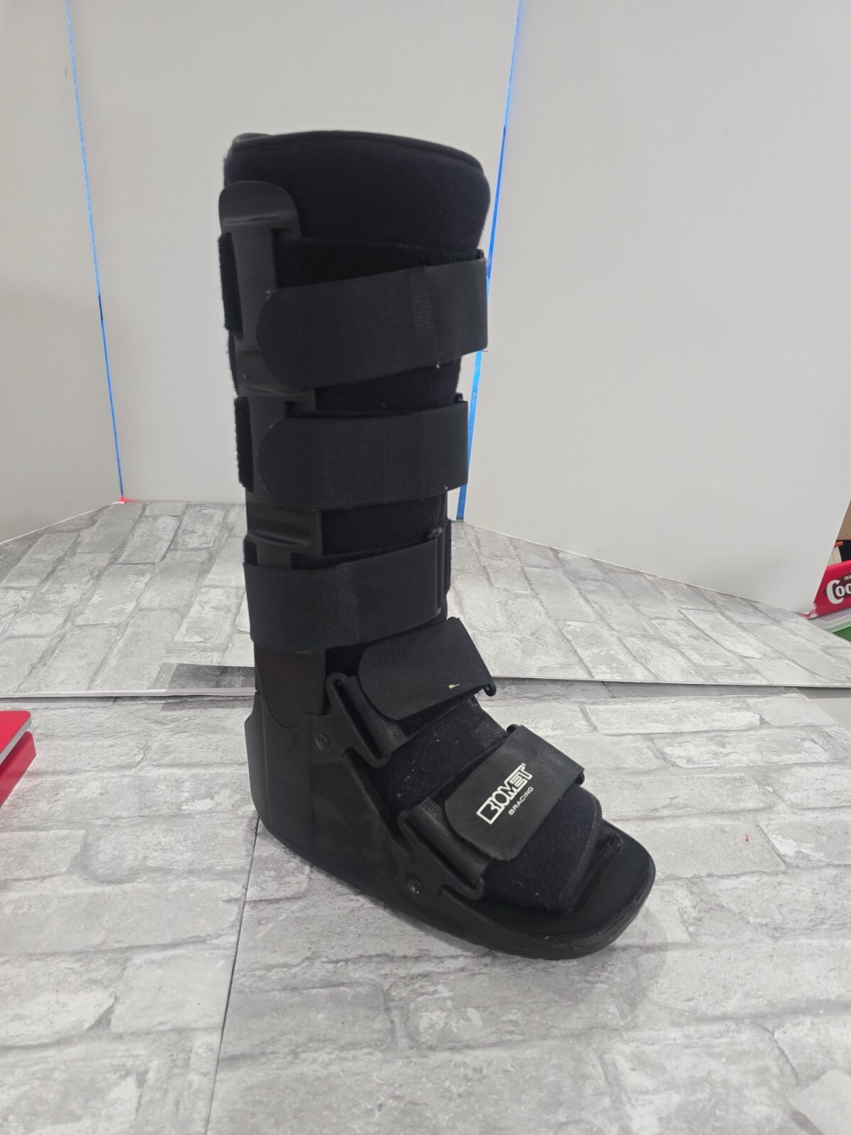 Orthopedic Foot Ankle Boot Brace Biomet Ortho Size L/XL 1 foot Long, 17″ tall