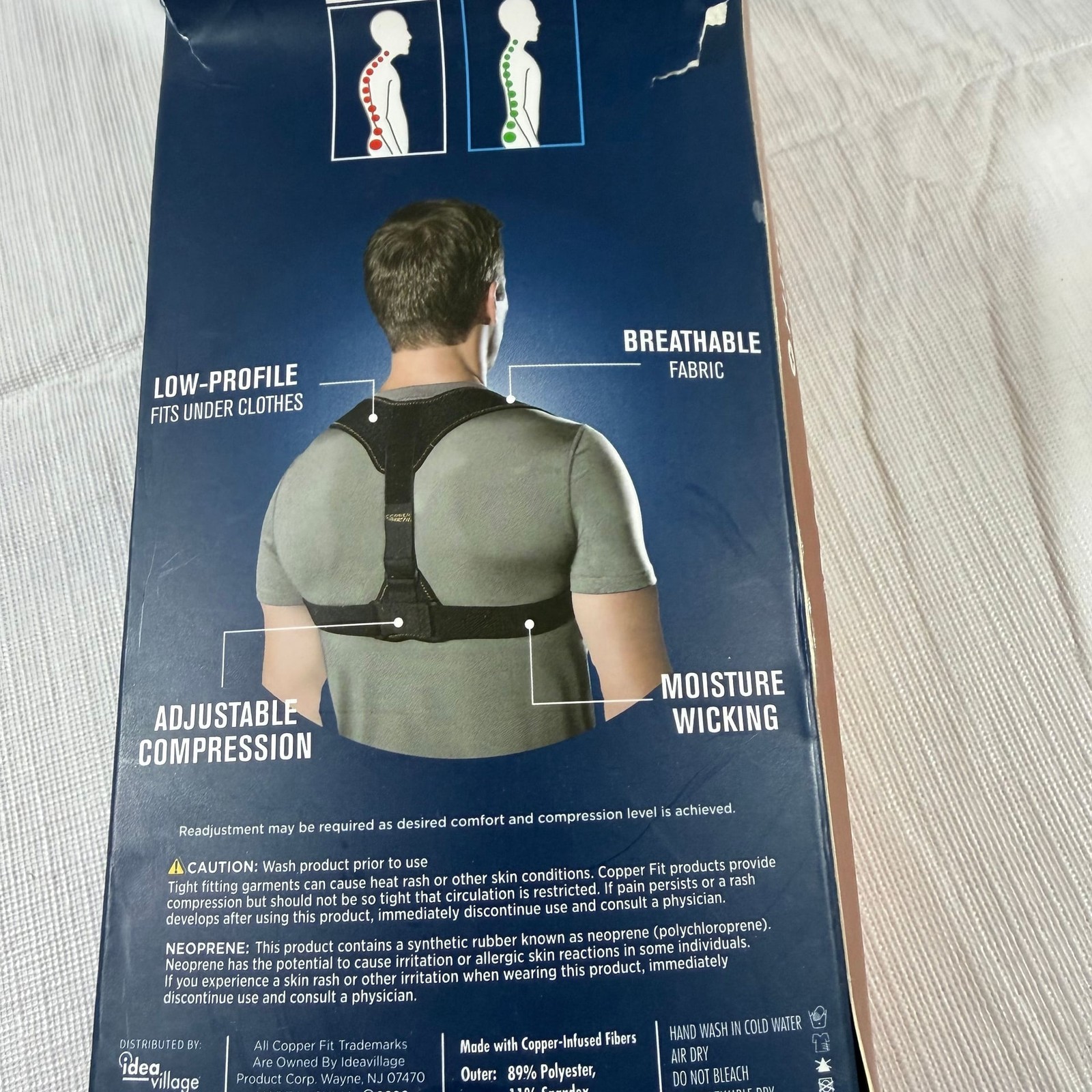Adjustable Posture Support (Chest 33″-44″) Wear Under Clothes