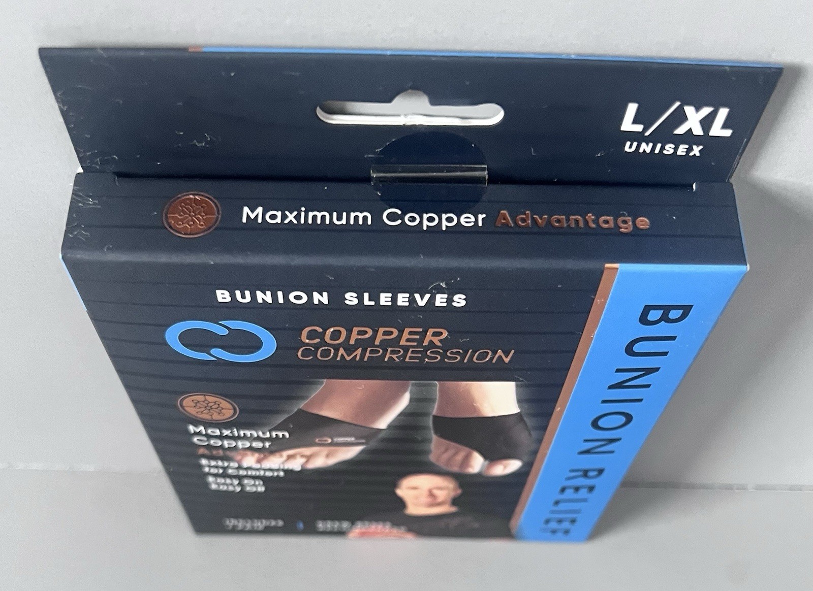 Copper Compression Bunion Sleeves~Includes 1 Pair /Unisex L/XL