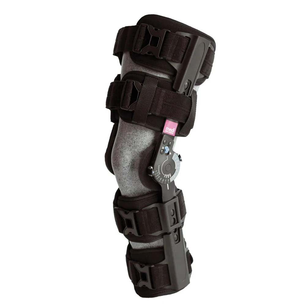 Medi Tele-ROM Post-Op Standard Knee Brace Adjustable Flexion & Extension Stops