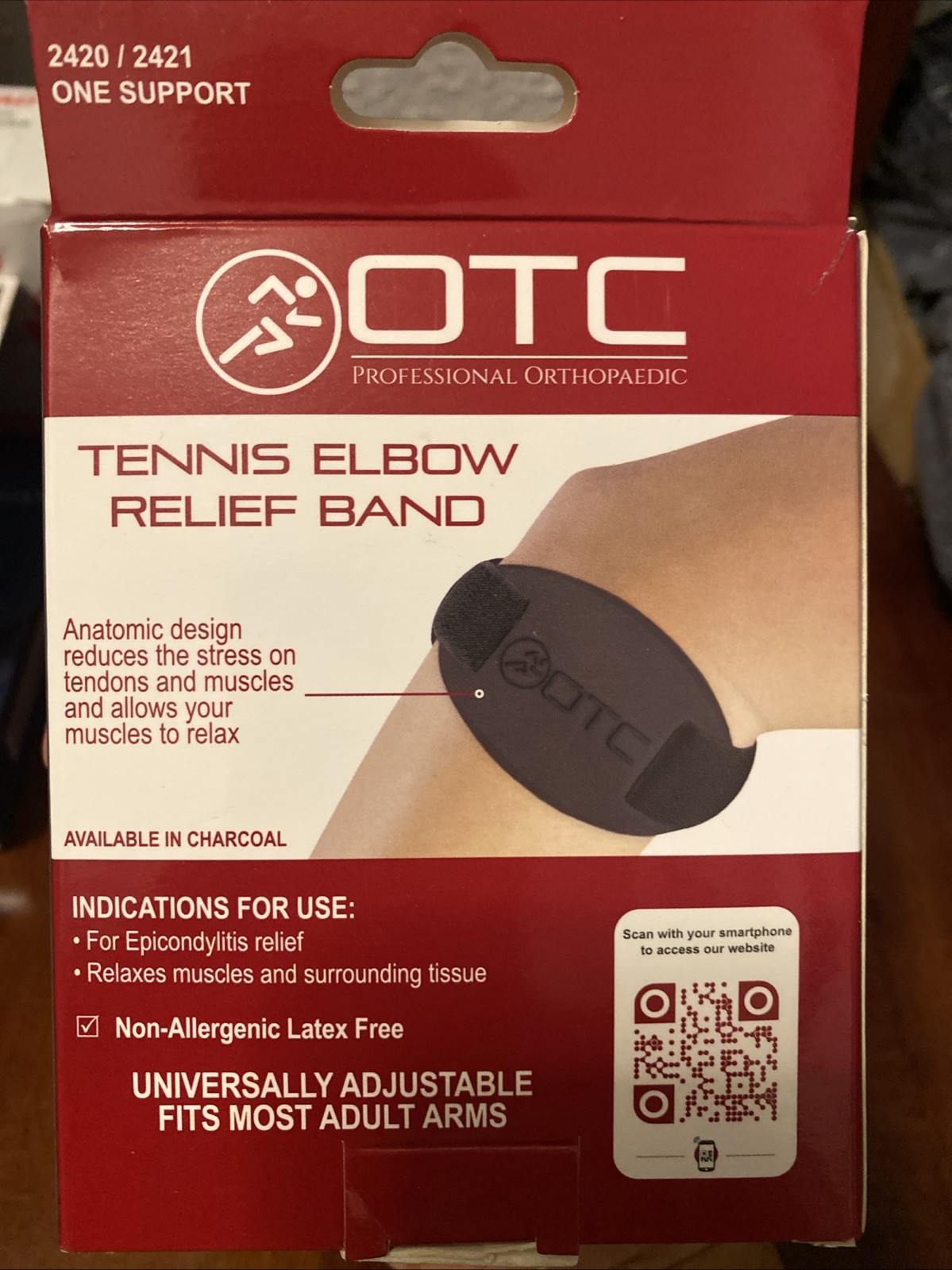 OTC Bandit Tennis Elbow Strap Universal Compression (2421) New