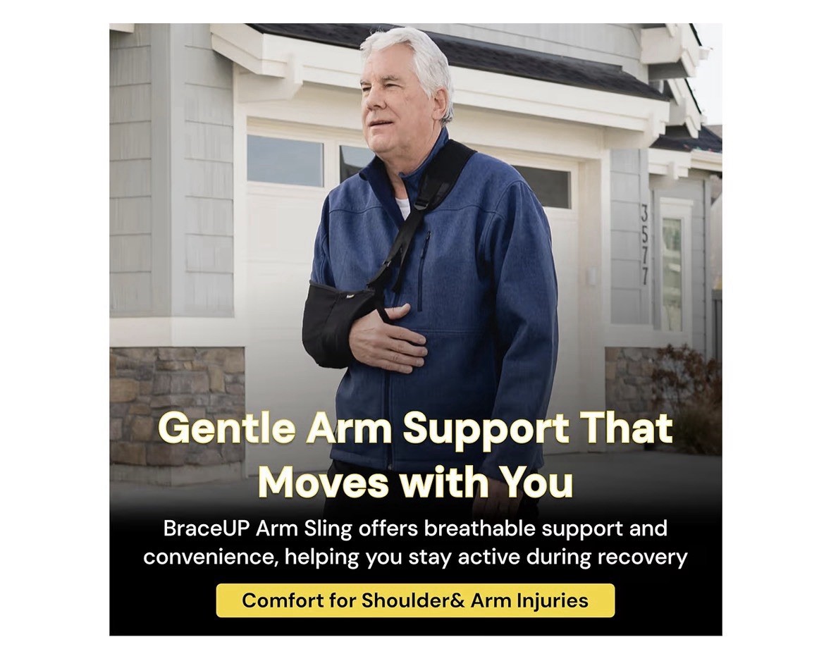 BraceUP Arm Sling for Shoulder Injury for Women and Men – Rotator Cuff Torn, …
