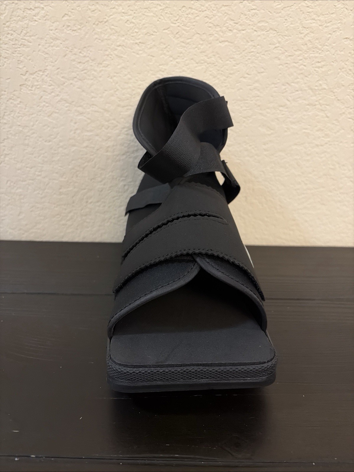DARCO SLIMLINE CAST BOOT Shoe Black Square Toe SIZE M Post-Op [Medical Boot]