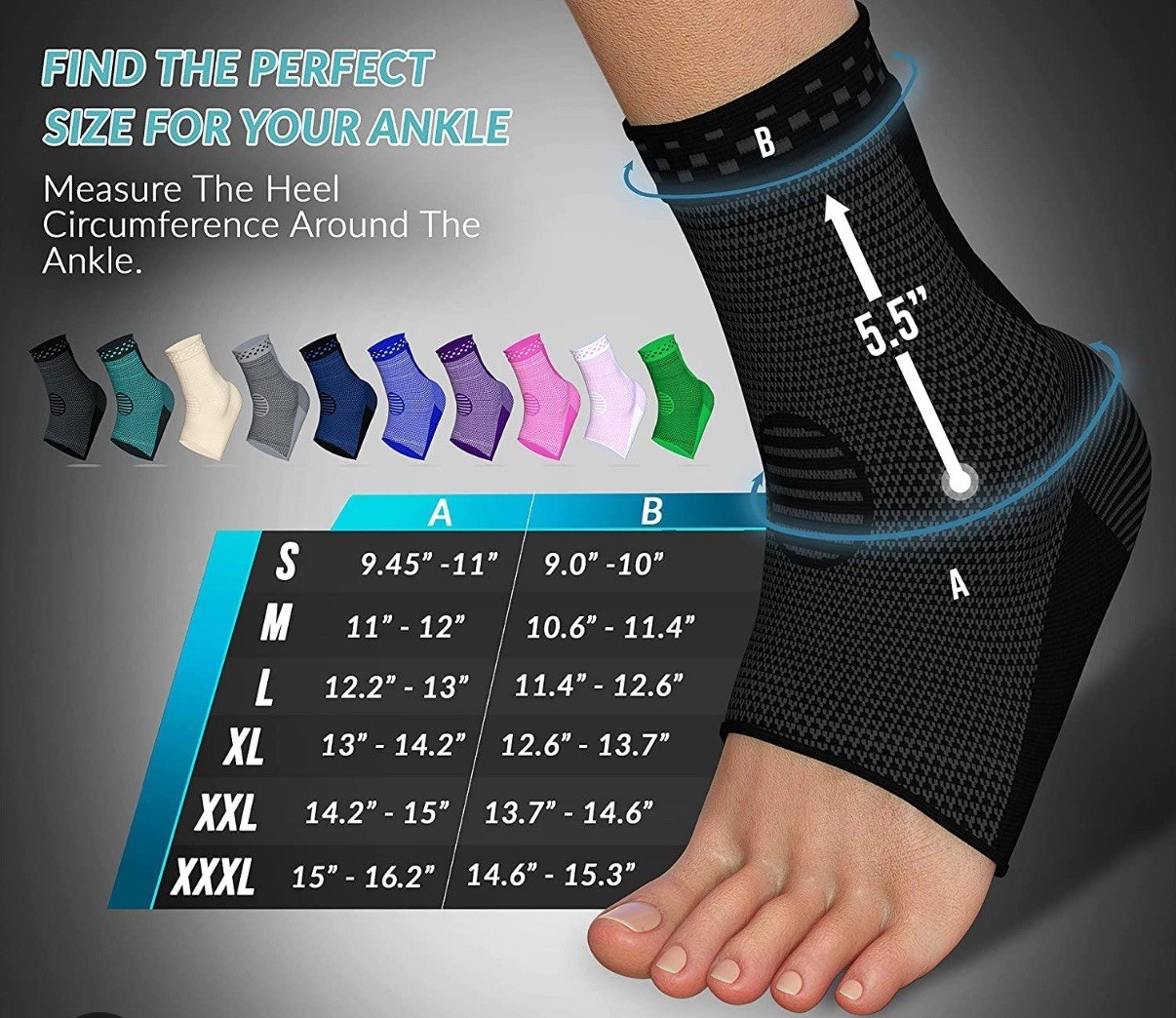 Modvel Ankle Brace Sleeve Nude Color Size Small NEW