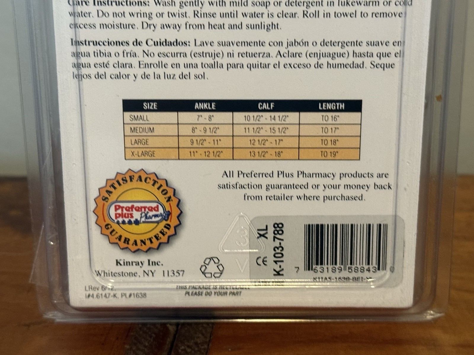 Preferred Plus Women’s Fashion Knee High Stockings Moderate Compression XL Beige