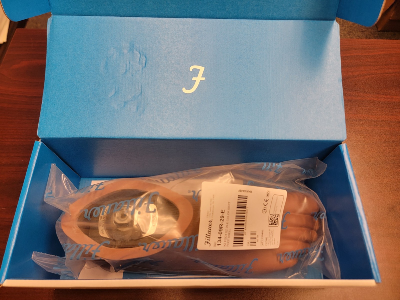 Fillauer K2 FOOT Size 29-E COLOR 09 RT WITH FOOTSHELL.