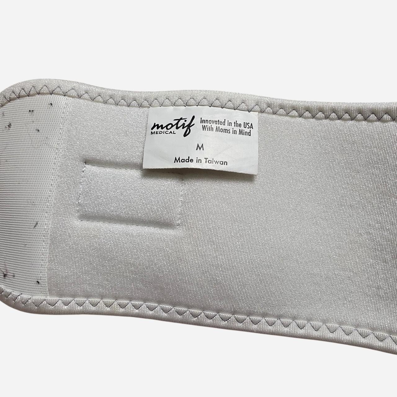 Motif Medical Adjustable Abdominal Support Belt for Abdomen, Size M, White
