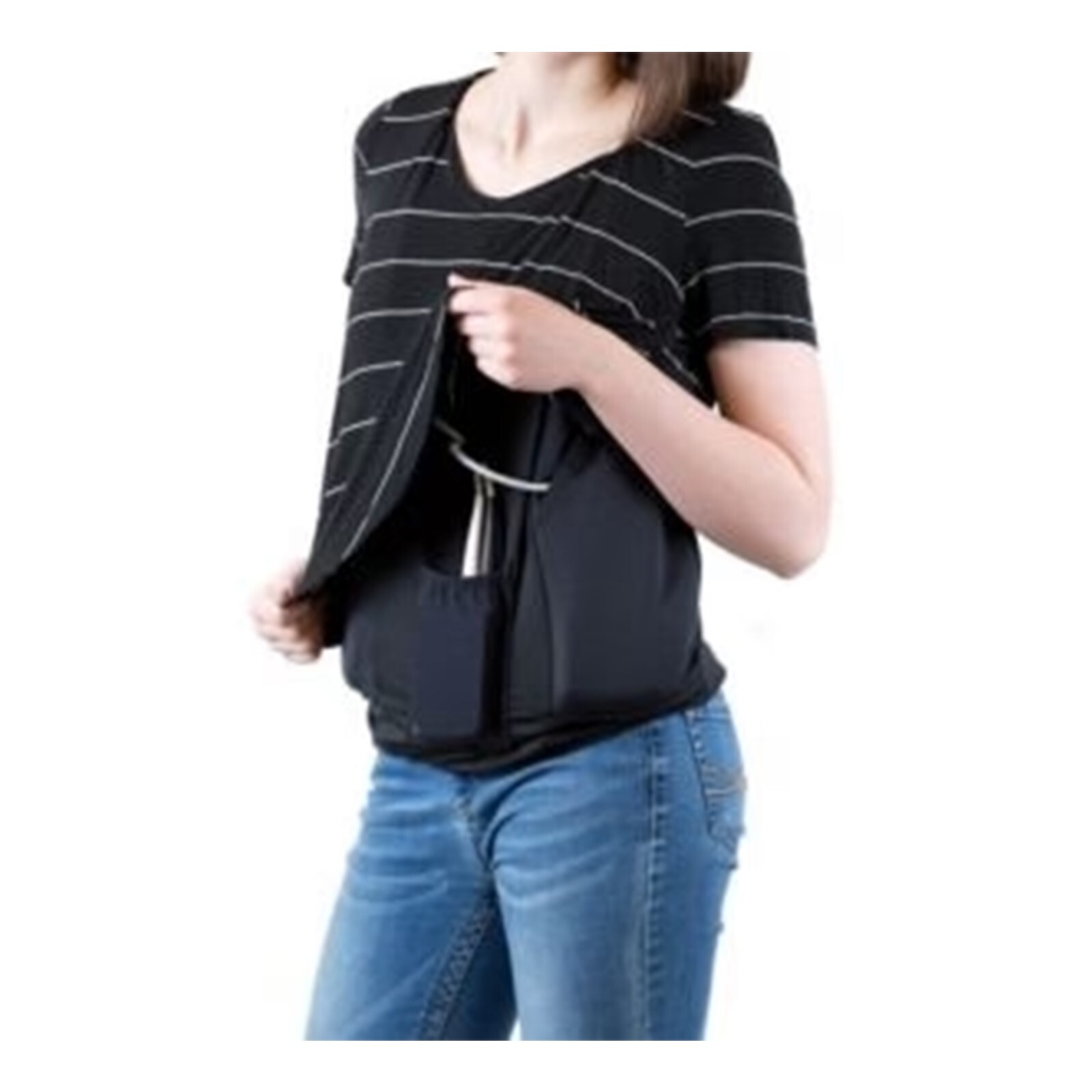 LVAD Women’s HeartMate Tank Top – Black & White Comfortable LVAD Wear, S-4XL