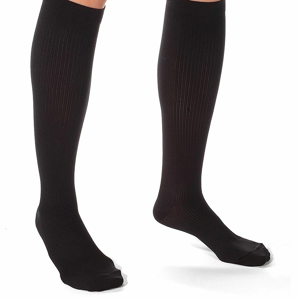 1/3/5 Pairs Soft Compression Socks Stockings Knee High Medical For Womens Mens