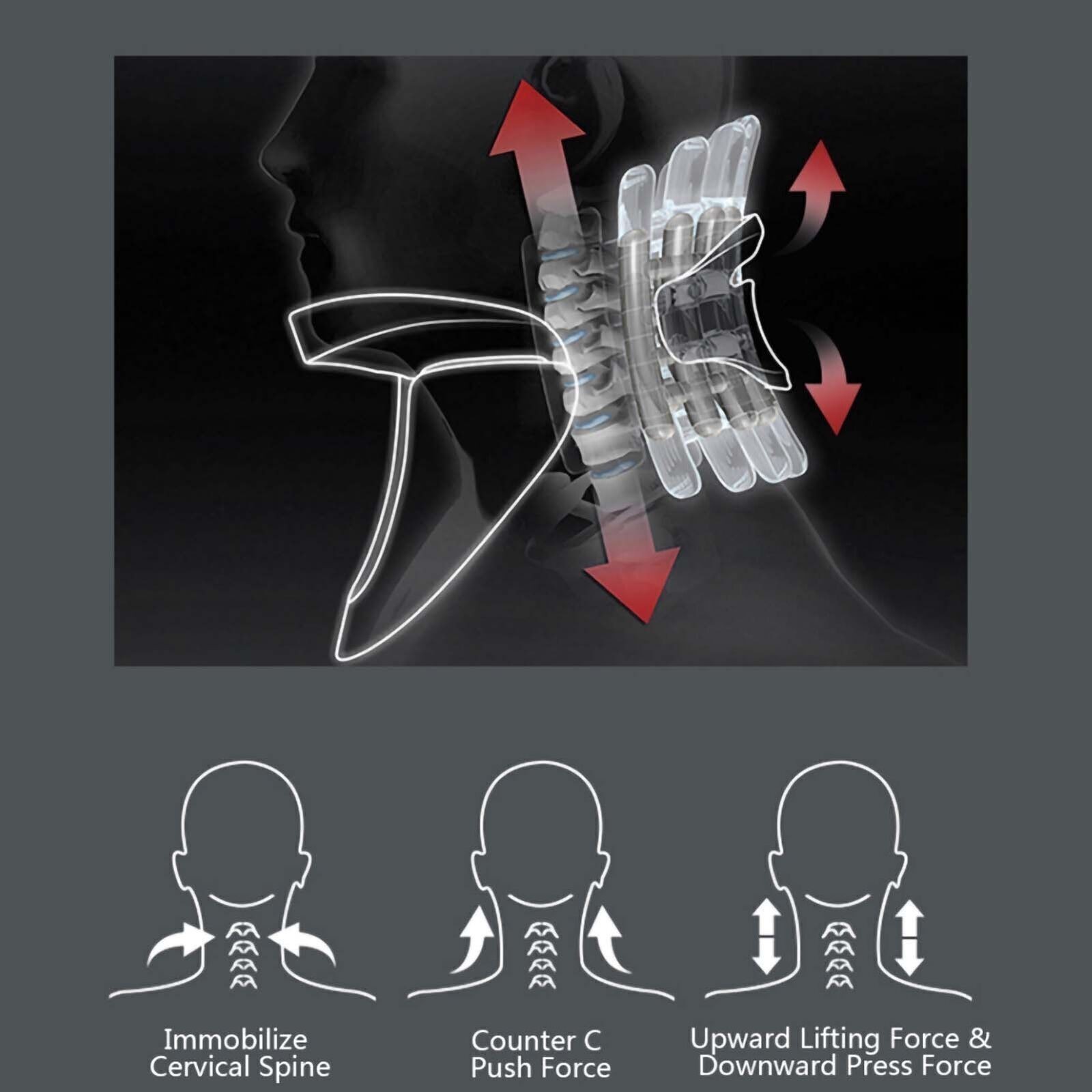 Adjustable Cervical Traction Device Neck Pain Relive Collar Neck Care Recover