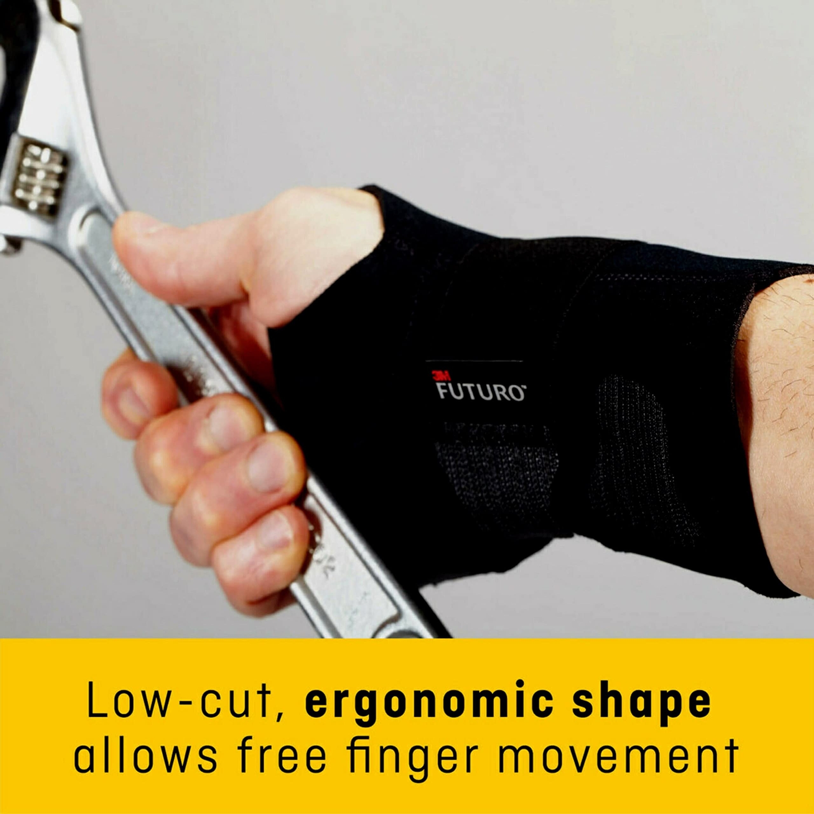 Compression Stabilizing Wrist Brace Left Hand Small/Medium Support Splint