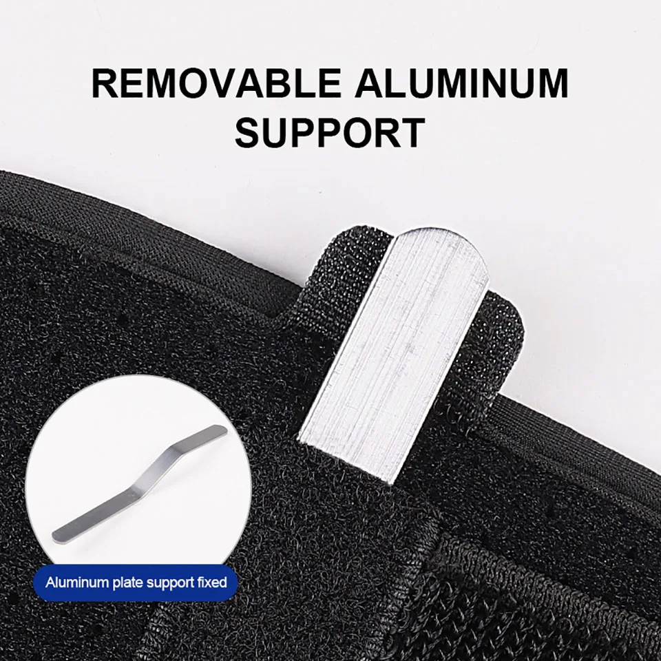 1Pcs Tendonitis Support Wrist Brace Wrap around Compression Aluminum Plate Suppo