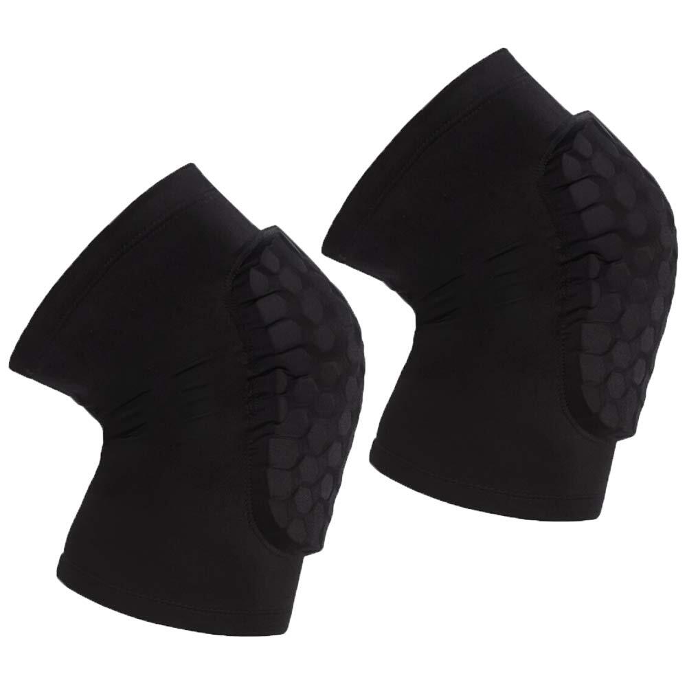 Compression Collision Avoidance Knee Sleeve 2 Sleeves Black XXL