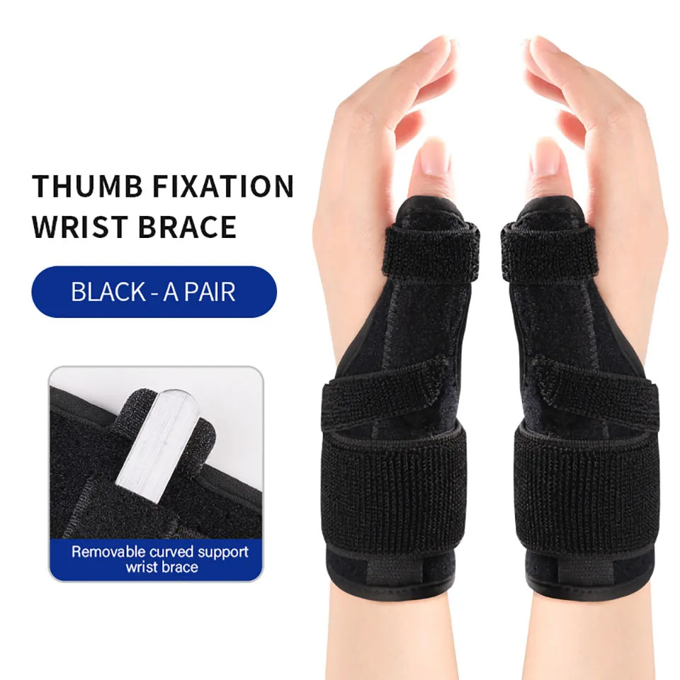1Pcs Tendonitis Support Wrist Brace Wrap around Compression Aluminum Plate Suppo